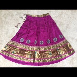 Purple Indian outfit Chaniya Choli